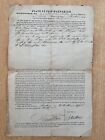 1839 Work Order Stratham NH Notice to Captain James Rollins Highway Surveyor
