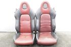 2005 Honda S2000 Red And Black Leather Front Seat Set Factory OEM 00-05 (For: Honda S2000)