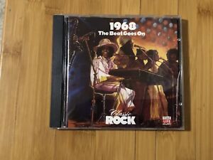 Time Life 1968 The Beat Goes On CD 1989 Classic Rock Compilation MINT Disc