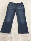 Lee Riders Jeans Petite 8 P 8P Mid Rise Straight Blue Faded Med. Wash Denim