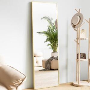 Full Length Mirror, Floor Standing Mirror Full Body Mirror w/Stand, Wall Mirror