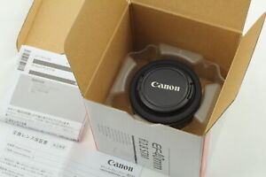 [Unused in Box] Canon EF 40mm f2.8 STM Black AF Pancake Lens from Japan
