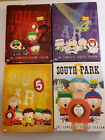 South Park Comedy Central DVD Box Sets Lot - Complete Seasons: 2, 4, 5 & 8 ONLY!