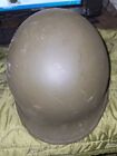 WW2 WWII Era US Army  Front Seam Swivel Bale M1 Helmet REPAINT W/STRAP