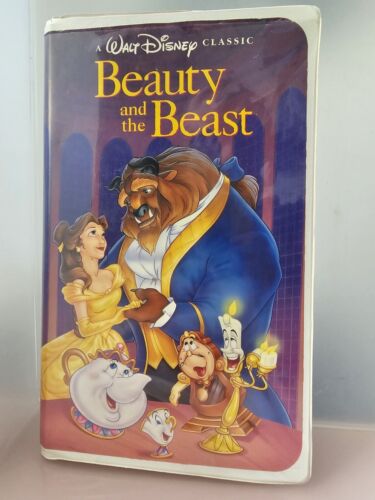 Beauty & the Beast (VHS Tape, 1992) Rare Disney Black Diamond Collectible -Used