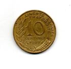 1980 FRANCE 10 CENTIMES REPUBLIQUE FRANCAISE CIRCULATED COIN #FC1985 FREE S&H!