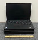 Lot of 4 Lenovo ThinkPad T480 Laptop i5-7200U, No RAM / Storage - Boots to BIOS