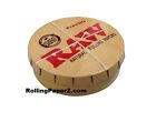 RAW Rolling papers Round Pop-Top Tobacco Smoking Accessories Pocket Storage Tin