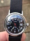 Rare Vintage Timex Military Sprite Watch 1981 M25 1980s Wavy Lines