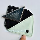 Prada Beauty Small Triangle Hand Makeup Mirror with Canvas Pouch LIMITED EDITION