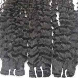 Straight Human Braiding Hair Raw Indian Hair Bundle For Women & Girl (Pack of 1)