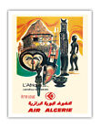 Crossroads of History - L’Afrique - Air Algérie Airline - Vintage Poster c.1950