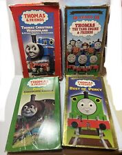 4 Thomas the Tank Engine & Friends VHS Tapes TESTED WORKS Percy 10th Anniversary
