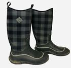 Muck Hale Boots Womens Size 10 HAW-1PLD Gray/Black Plaid