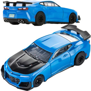 AFX 22079 2021 Chevy Camaro ZL1 Rapid Blue HO Scale Slot Car MegaG Plus