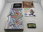 Mario & Luigi: Superstar Saga GameBoy Advance GBA Complete In Box CIB MINT Shape