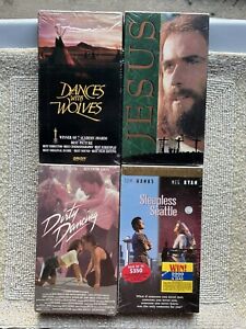 Lot Of 4: MIXED VHS MOVIES BRAND NEW SEALED