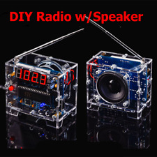 DIY Radio Electronic Kit Parts Diy Kit Education Electronic Project w/Speaker