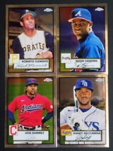 2021 Topps Chrome Platinum Anniversary BASE 251-450 with Hall of Famers You Pick