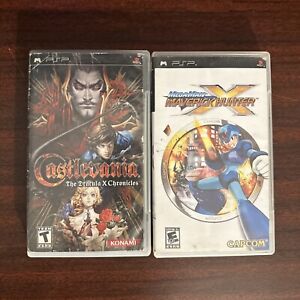 Castlevania Dracula X Chronicles And Mega man Hunter X Lot Of 2 Sony PSP, 2007)