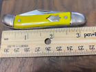 New ListingVintage U.S.A. The IDEAL 2 Blade Folding Pocket Knife Yellow