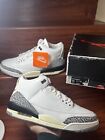 Size 13 - Nike Air Jordan 3 Retro White Cement Reimagined DN3707-100 NEW DS