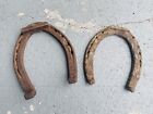 Lot of Vintage Cast Iron Horseshoes Game Pitching Shoes Metal Decor Ranch Lodge