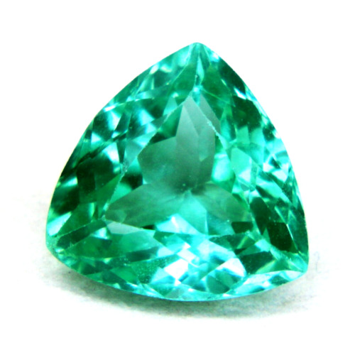 10-12 Ct Certified Green Blue Natural Tourmaline Trillion Shape Loose Gemstone
