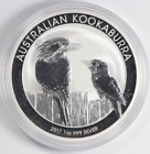 2017 Australia 1oz 9999 Silver Kookaburra BU in Original Perth Mint Capsule RP