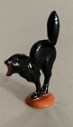 New ListingJAGS Scary Black Cat On Halloween Pumpkin Figure Metal Cat. From Vintage Mold