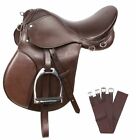 Used English Saddle 15 16 17 18 All Purpose Leather Riding Trail Show Horse Tack