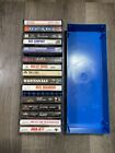 New ListingLot Of 15 Cassette Tapes 80s Classic Rock W/Add N Stac Case-Tested Working Tapes