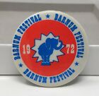 1972 BARNUM FESTIVAL Button Pinback Vintage Pin Circus Elephant USA