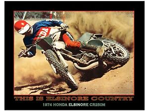 Vintage Motocross Honda Elsinore 1973 - 1974 CR250 20