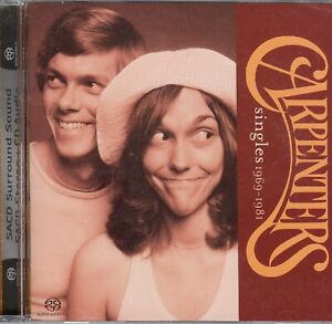 THE CARPENTERS SINGLES 1969-1981 - SACD HYBRID SUPER AUDIO CD 5.1 SURROUND NEW