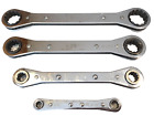 Snap On Tools 4 Piece SAE Ratcheting Spline Box Wrench Set 3/8” to 15/16” NICE