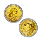 2012 Sacagawea Native American Dollar Gold Layered