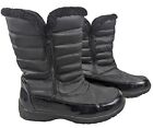 Totes Women's Jennifer Black Waterproof Winter Boots - Size 10M Excellent Condit