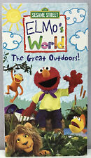 Sesame Street Elmo's World Great Outdoors VHS Video Tape BUY 2 GET 1 FREE! PBS