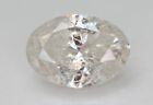Certified 2.07 Carat F Color SI2 Oval Natural Enhanced Loose Diamond 9.93x7.11mm