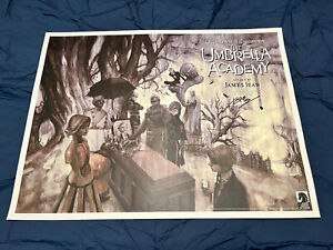 The Umbrella Academy LE Lithograph Signed Gerard Way My Chemical Romance