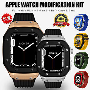 For Apple Watch Band Rugged Case Cover Strap iWatch Series 8 7 6 5 4 SE 44/45mm