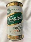 New Listing1950s Tropical Ale Tampa Brewery Florida Flat Top Beer Can No Bottom Vanity Lid