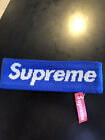 Supreme New Era Headband beanie Logo box hat BAPE Blue NON REFLECTIVE NEW