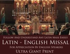 LATIN ENGLISH MISSAL FOR ENGLISH SPEAKERS - FOLLOW AND By Catholic Church - NEW