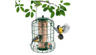 Wild Birds Feeder Squirrel Proof Metal Birdfeeder Hang Cage Bird Seed Easy Fill