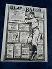 1900s BASEBALL ADVERTISING Wichita Kansas VS LINCOLN