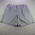 Tasc Performance Shorts Mens XL Gray Lined Elastic Waist Athltetic Workout Gym