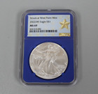 2022 (W) American Silver Eagle Struck at West Point - NGC MS 69