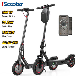 Electric Scooter Adult 500W Motor Folding E-Scooter Long Range Fast Speed W/ APP